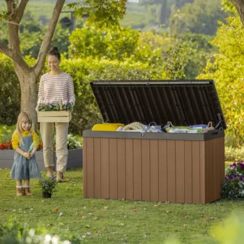 KETER scatola contenitore Darwin 570L marrone