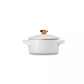 LE CREUSET mini cocotte in gres Ø10cm bianco
