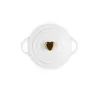 LE CREUSET mini cocotte in gres Ø10cm bianco