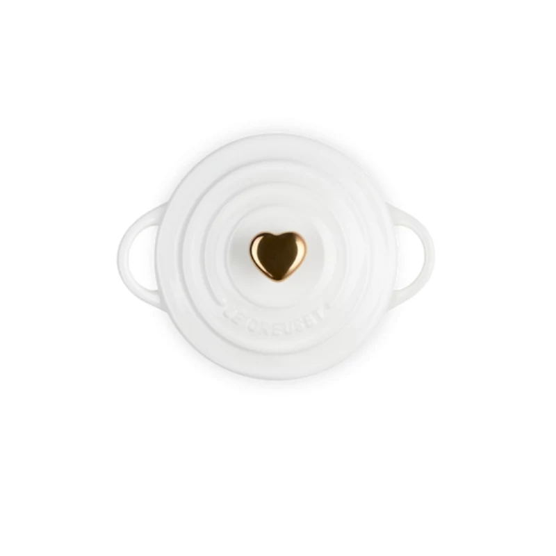 LE CREUSET mini cocotte in gres Ø10cm bianco