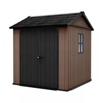 KETER casetta da giardino Newton Plus 7x7.5 marrone