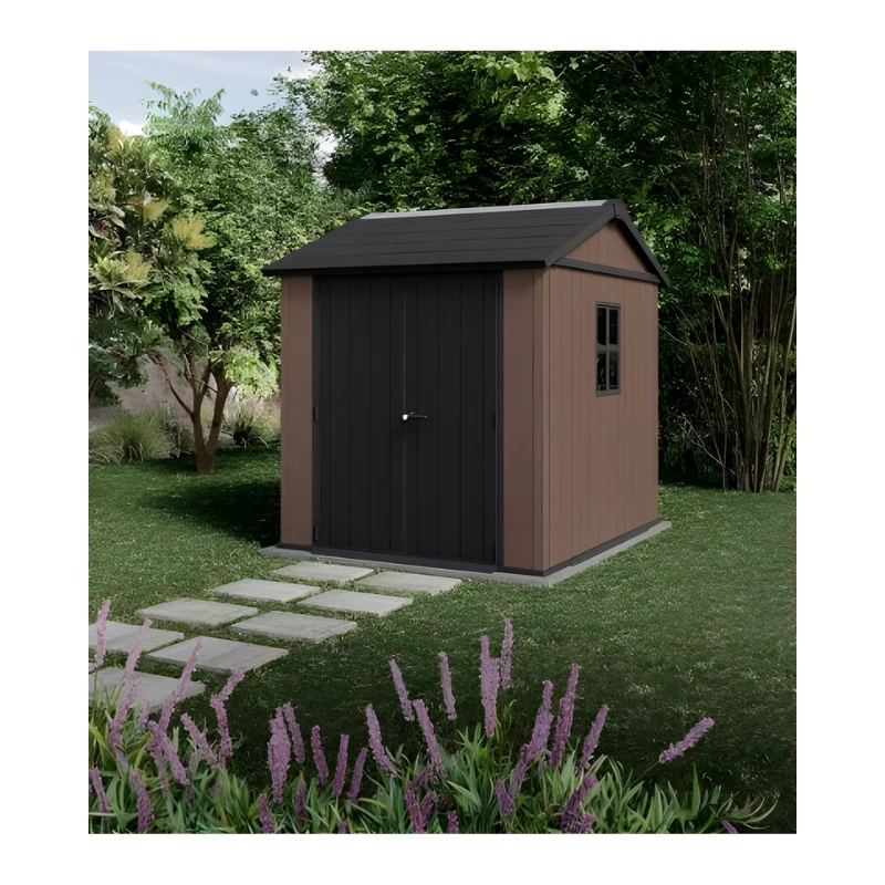 KETER casetta da giardino Newton Plus 7x7.5 marrone