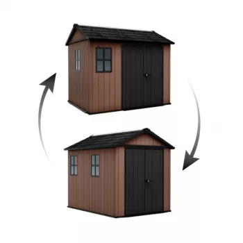 KETER casetta portautensili Newton Plus 9x7.5 marrone