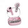 DELTACO Streetz T150-PNK cuffie in-ear True Wireless, Bluetooth 5.3, rosa trasparente