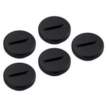 Koolance tappo di chiusura, G1/4 pollici, ottone - confezione da 5, nero
