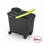 MERY secchio 14L con ruote a incastro grigio