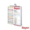 RAYEN Copertura per asse da stiro in tessuto Medium XXL Easyclip 150x55cm