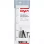 RAYEN Gancio da porta appendiabiti / 5 ganci / bianco