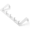RAYEN Gancio da porta appendiabiti / 5 ganci / bianco
