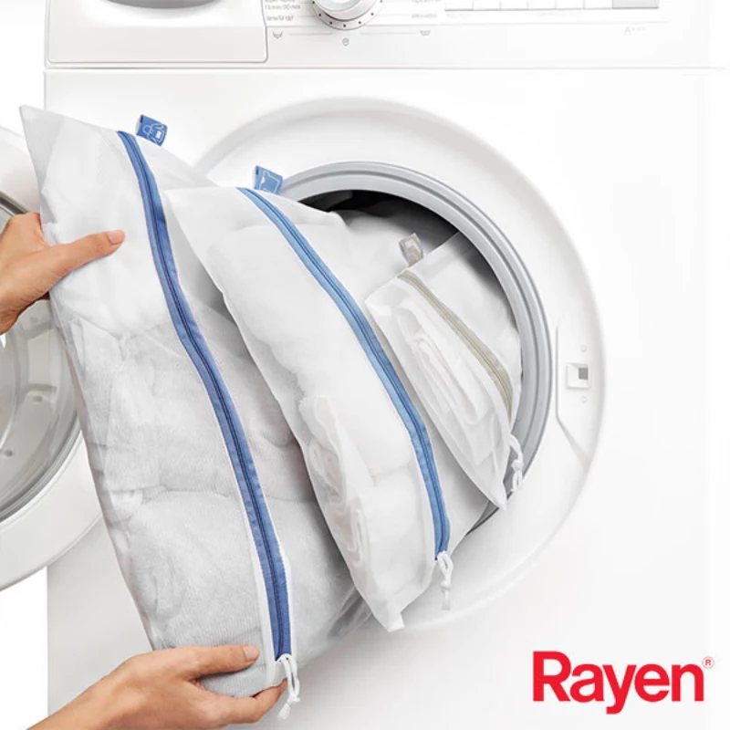 RAYEN Set sacchetti per lavatrice 3 pezzi 70x50+50x40+30x20cm