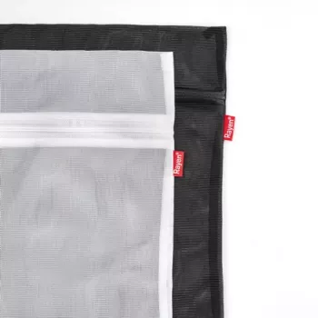 RAYEN Set sacchetti per lavatrice 2 pezzi 50x40cm nero/bianco
