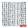 RAYEN Tenda doccia 180x200cm bianco/blu, poliestere