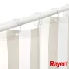 RAYEN Tenda doccia 180x200cm bianco/beige, PEVA
