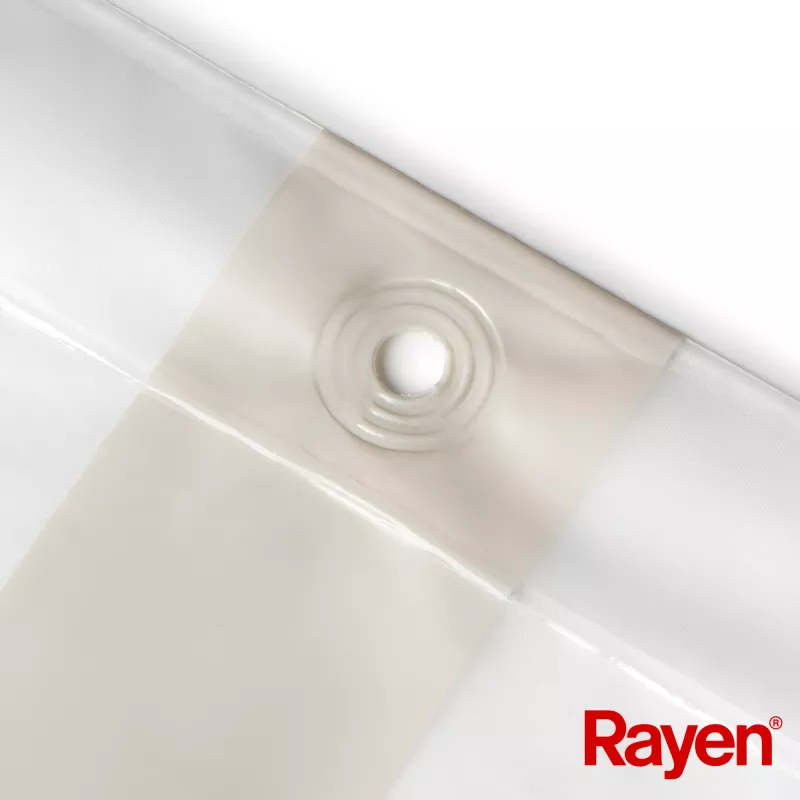 RAYEN Tenda doccia 180x200cm bianco/beige, PEVA