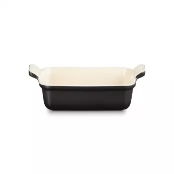 Le Creuset Piastra rettangolare Heritage gres 19x14cm / 1,1L nero