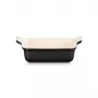 Le Creuset Piastra rettangolare Heritage gres 19x14cm / 1,1L nero