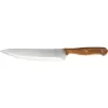 LAMART LT2080 Set portacoltelli in legno di acacia, 5 coltelli in acciaio inox