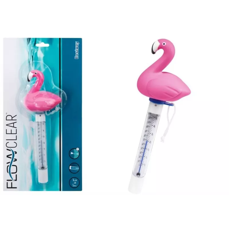 Bestway Flowclear termometro da piscina galleggiante fenicottero 9770