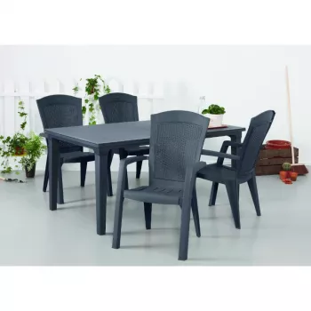 KETER sedia da giardino Minnesota grigio