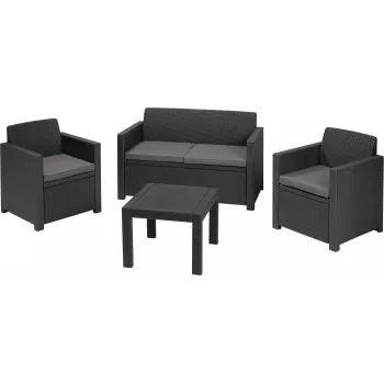 KETER set da giardino Alabama set grigio