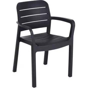 KETER sedia da giardino Tisara grigio