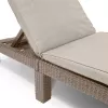 KETER lettino prendisole Jaipur con cuscino beige