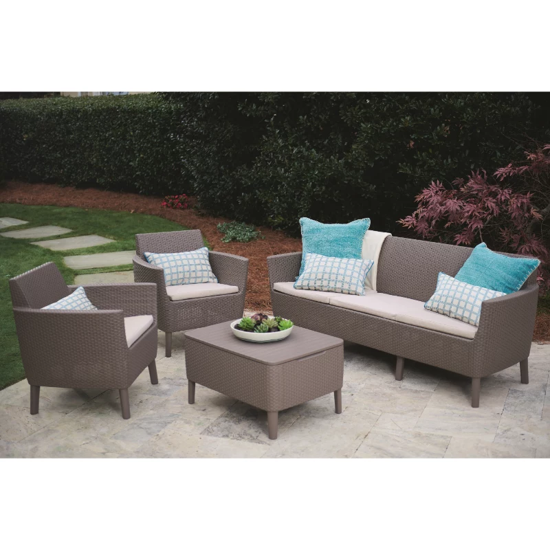 KETER set da giardino Salemo set 3 posti beige