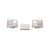 KETER set arredi da giardino Scandi Linea set da balcone grigio ghiaia/beige chiaro