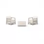 KETER set arredi da giardino Scandi Linea set da balcone grigio ghiaia/beige chiaro