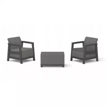 KETER set arredi da giardino Scandi Linea set da balcone grigio
