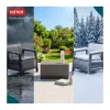 KETER set arredi da giardino Scandi Linea set da balcone grigio