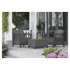 KETER set arredi da giardino Scandi Linea set da balcone grigio