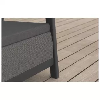 KETER divano da giardino tre posti Scandi Linea divano 3 posti grigio