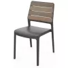 KETER sedia da giardino Deco Porto noce/grigio