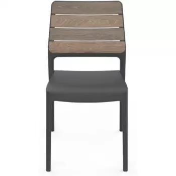 KETER sedia da giardino Deco Porto noce/grigio