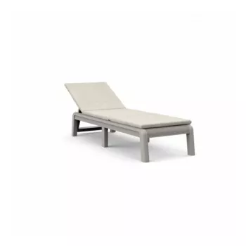 KETER Atlas lettino prendisole con imbottitura beige chiaro