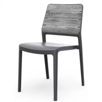 KETER sedia da giardino Deco Porto grigio chiaro/grigio