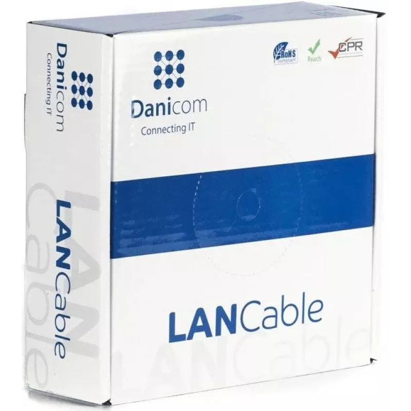 DSIT CAT5e U/UTP cavo massivo 50m CCA in rotolo, grigio (DC-UTP5CCA50S-GRY)