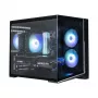 Zalman D30 Nero Case PC mATX Mini Tower con 3 ventole ARGB da 120mm e pannello laterale in vetro temperato