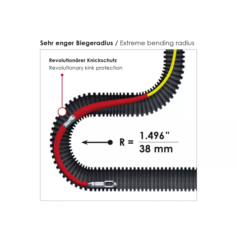 Runpotec Infilacavi GF3 nastro L.30m raggio di curvatura con contametri