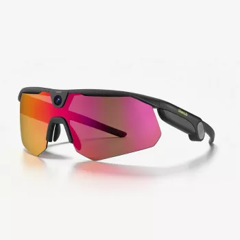 BleeqUp Ranger occhiali sportivi con fotocamera AI nero