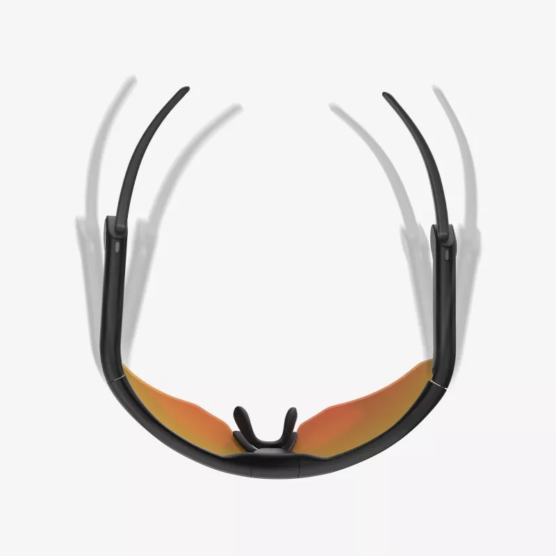 BleeqUp Ranger occhiali sportivi con fotocamera AI nero