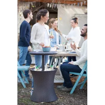 Keter Cool Bar rattan marrone