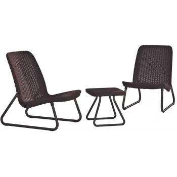 KETER set da giardino Rio Patio Set marrone