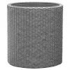 KETER vaso piccolo cilindrico fioriera grigio chiaro