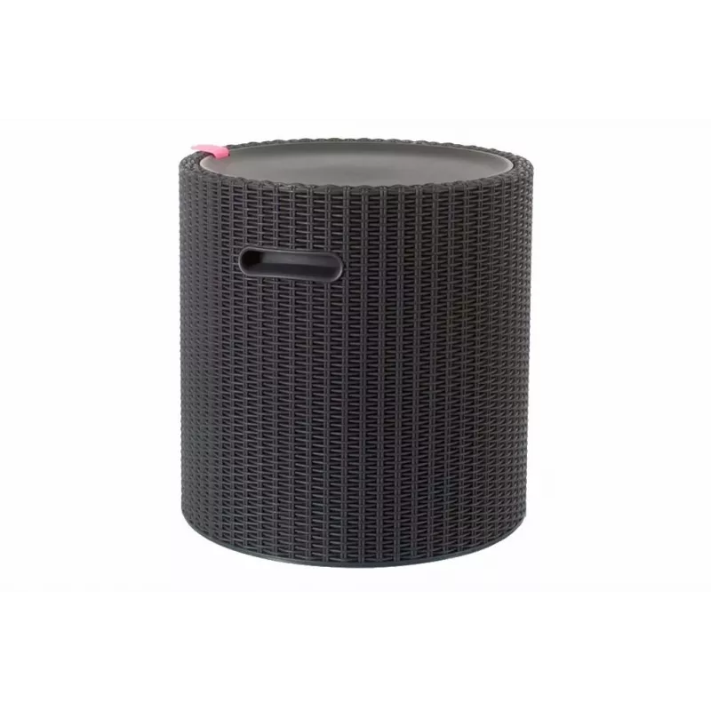 KETER tavolo da giardino/scatola contenitore Cool Stool marrone