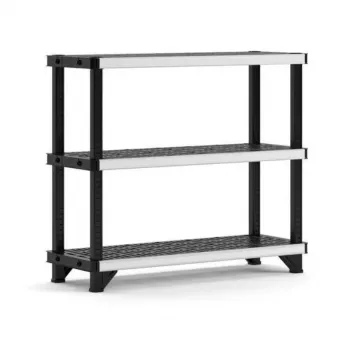 Scaffale KETER 3 ripiani Fused 122,1x45,7x105,8cm nero