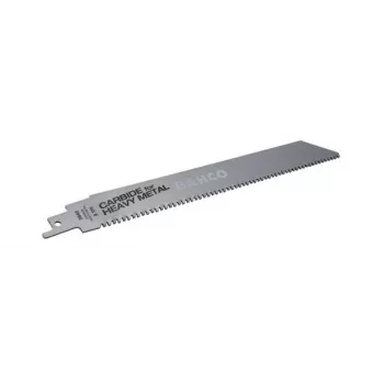 Bahco 7405021 Lama per sega a sciabola con denti in metallo duro per metallo pesante, 225 mm, 8 ZPI, 1 pezzo