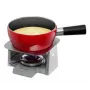 Set fonduta di formaggio Trisa Swiss Cross Stone 2,5L, 6 forchette, pentola in gres con rechaud e bruciatore (7579.75)