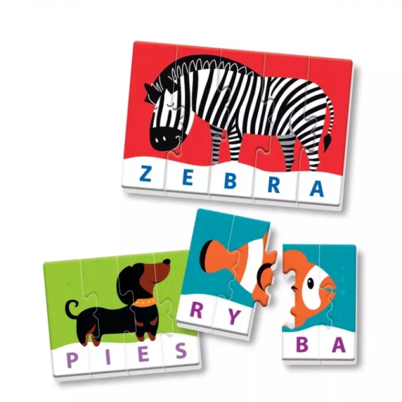 Puzzle didattico: Le mie prime parole Giocare e imparare lingua polacca Clementoni 50770